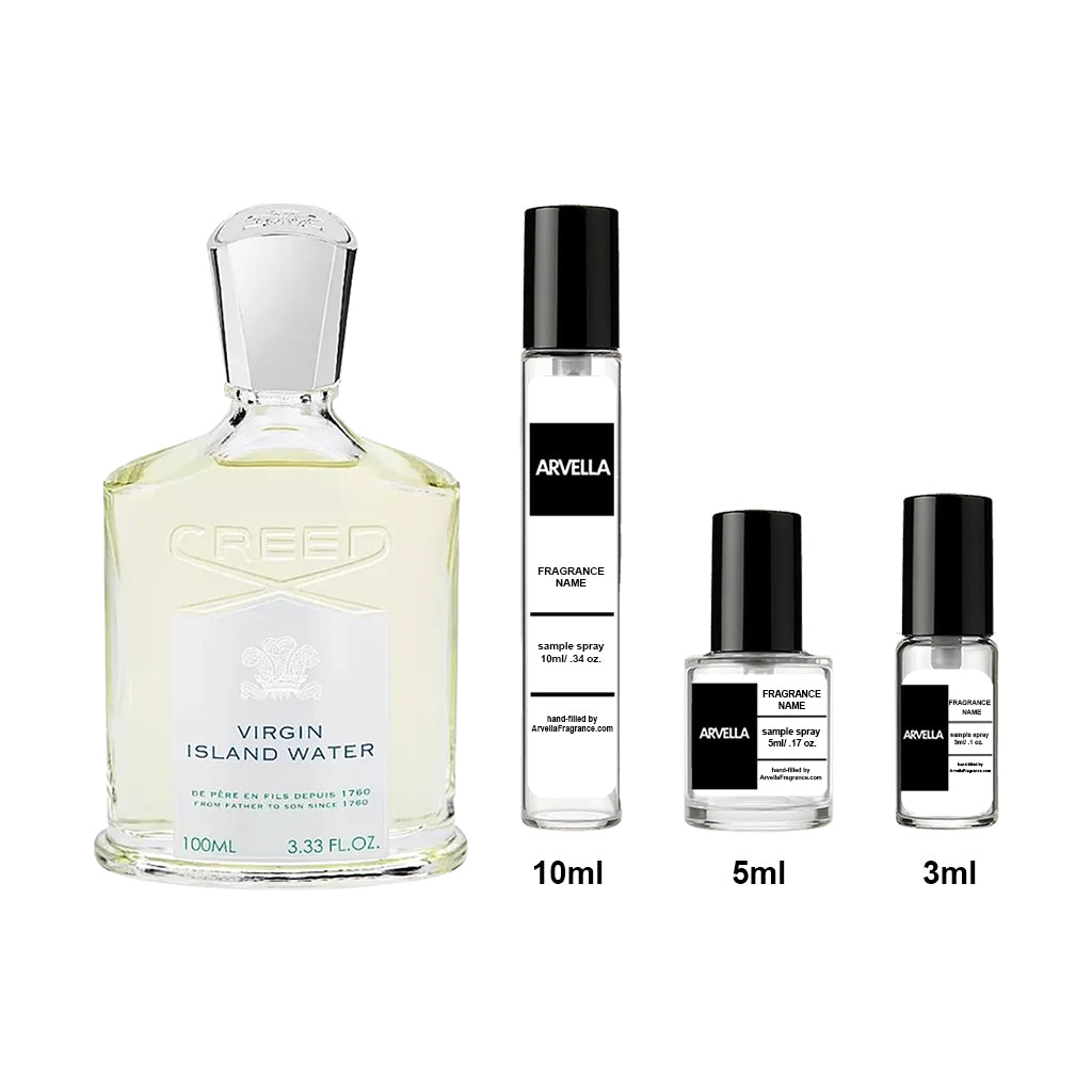 Creed Virgin Island Water Sample 10ml Spray - Arvella Fragrance
